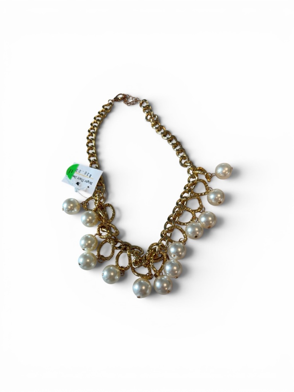 Gold Chain‎ Pearl Drop Necklace - Women Jewelry